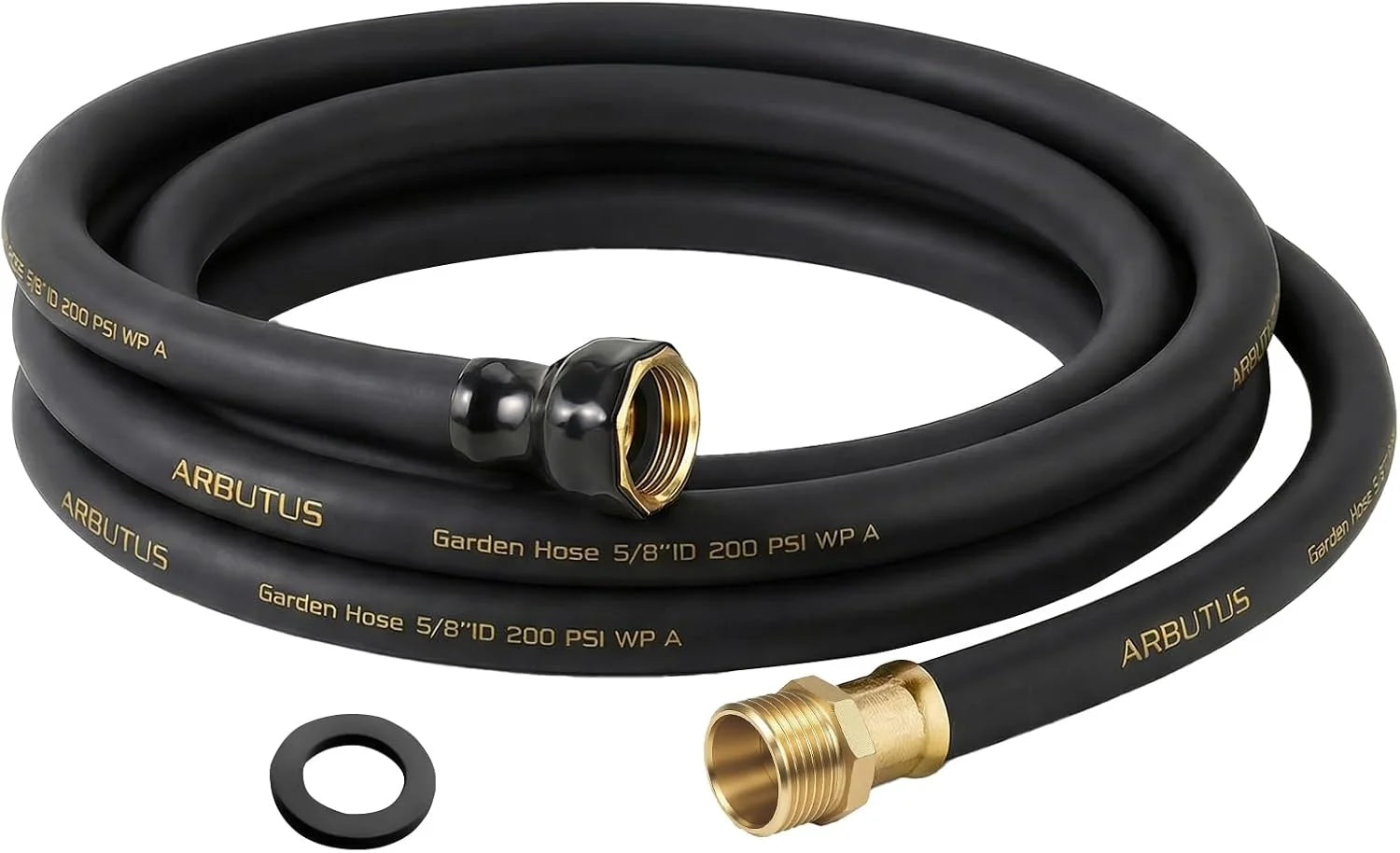 Garden Hose 5/8 x 100ft, Brass Rubber Heavy Duty Water Hose 600 PSI Burst Pressure bifanuoyard - Image 8