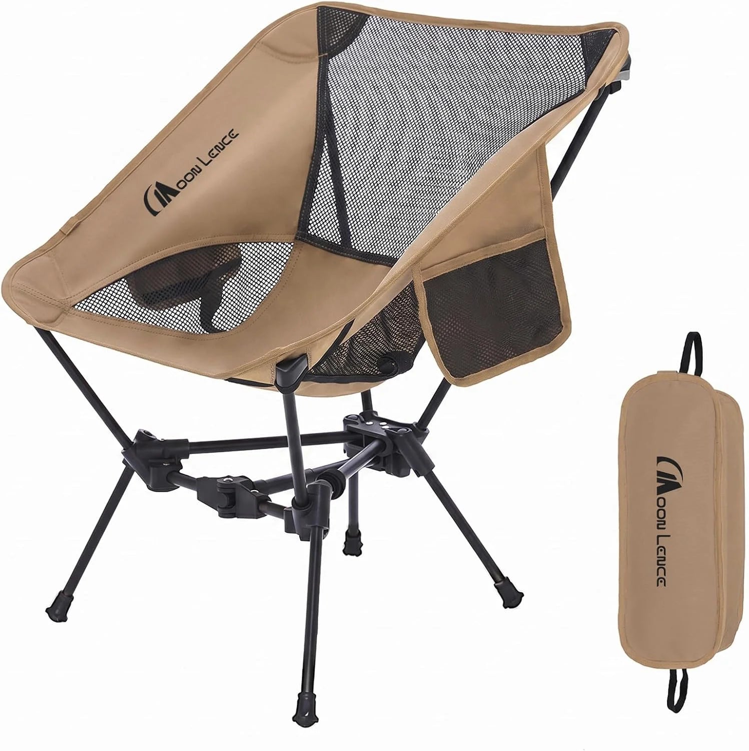 New Arrivals LENCE 2 Pack Portable Camping Chairs Backpacking Chair, The 4th Generation Ultralight Folding Chair - Image 2
