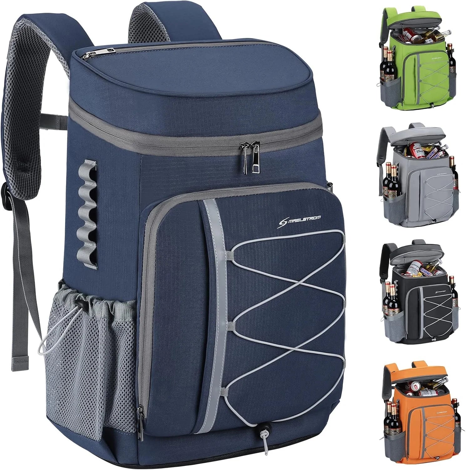 Maelstrom 35/50Can Insulated Cooler Backpack, Leakproof Soft Lunch Ice Bag - Image 2