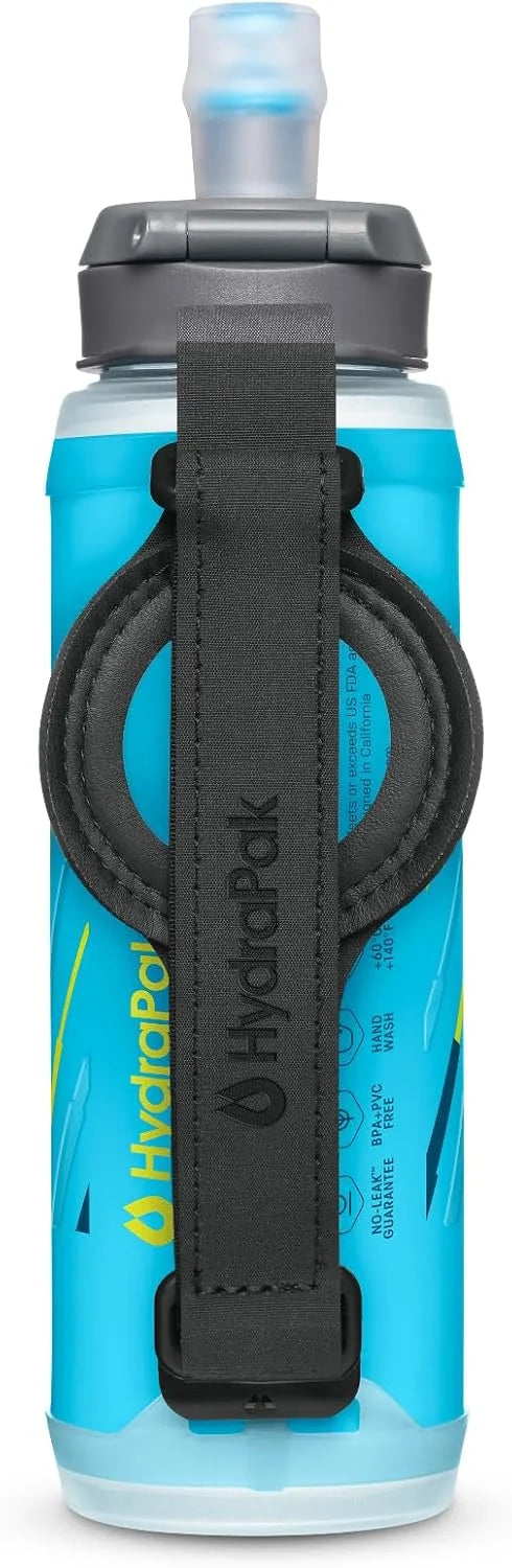 New Arrivals HydraPak SkyFlask Speed " Collapsible Handheld Running Water Bottle (350ml, 500ml, 500ml Insulated) " Adjustable Strap - Image 4