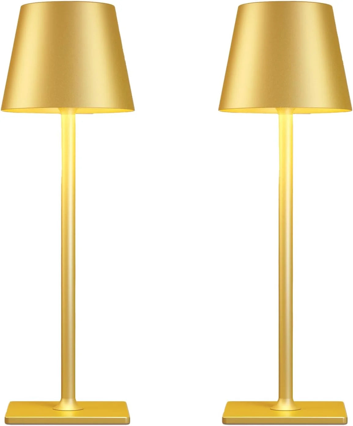 Yogaret 4 Pack Gold Rechargeable Led Cordless Table Lamps bifanuoyard - Image 6