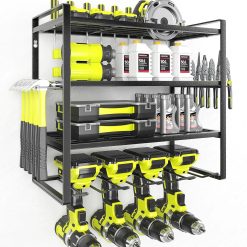 New Arrivals Power Tool Organizer, Garage Tool Organizers and Storage, Drill Holder Wall Mount