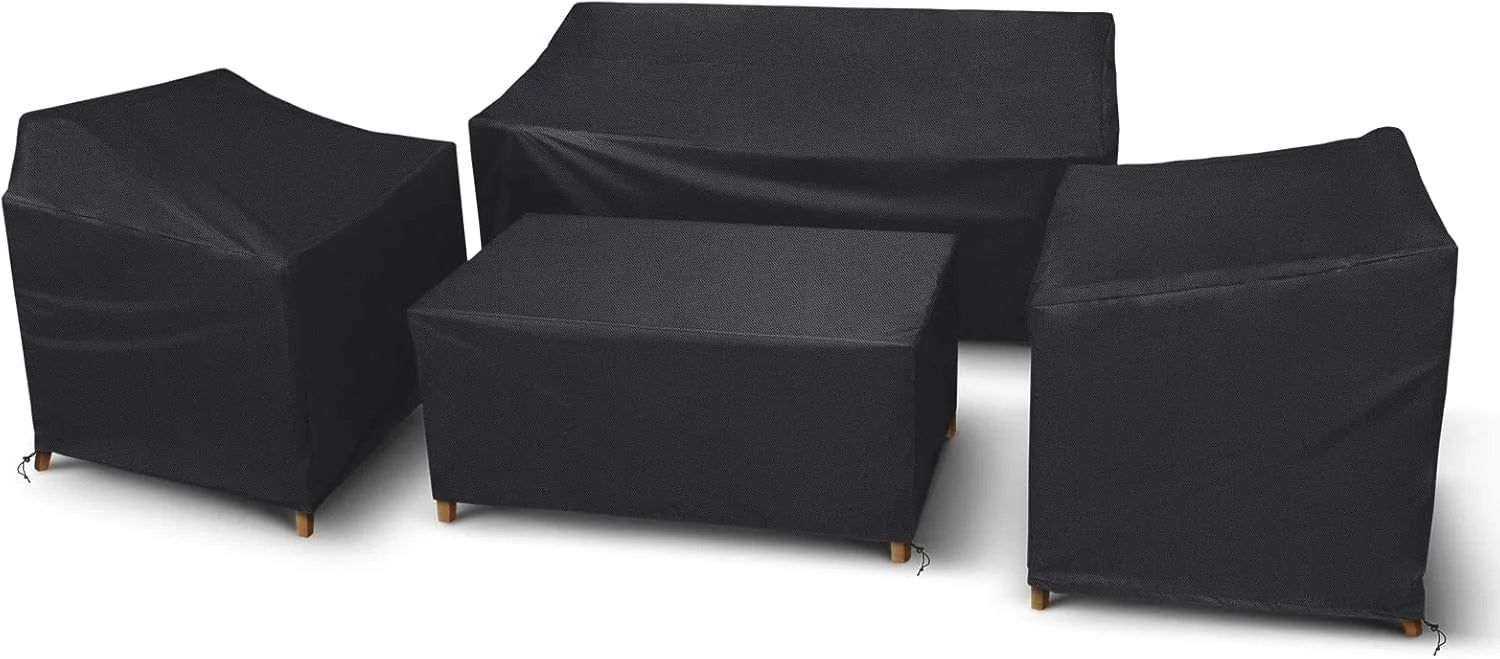 New Arrivals STARTWO Patio Furniture Cover 4 Piece Set, Black, Regular - Image 6