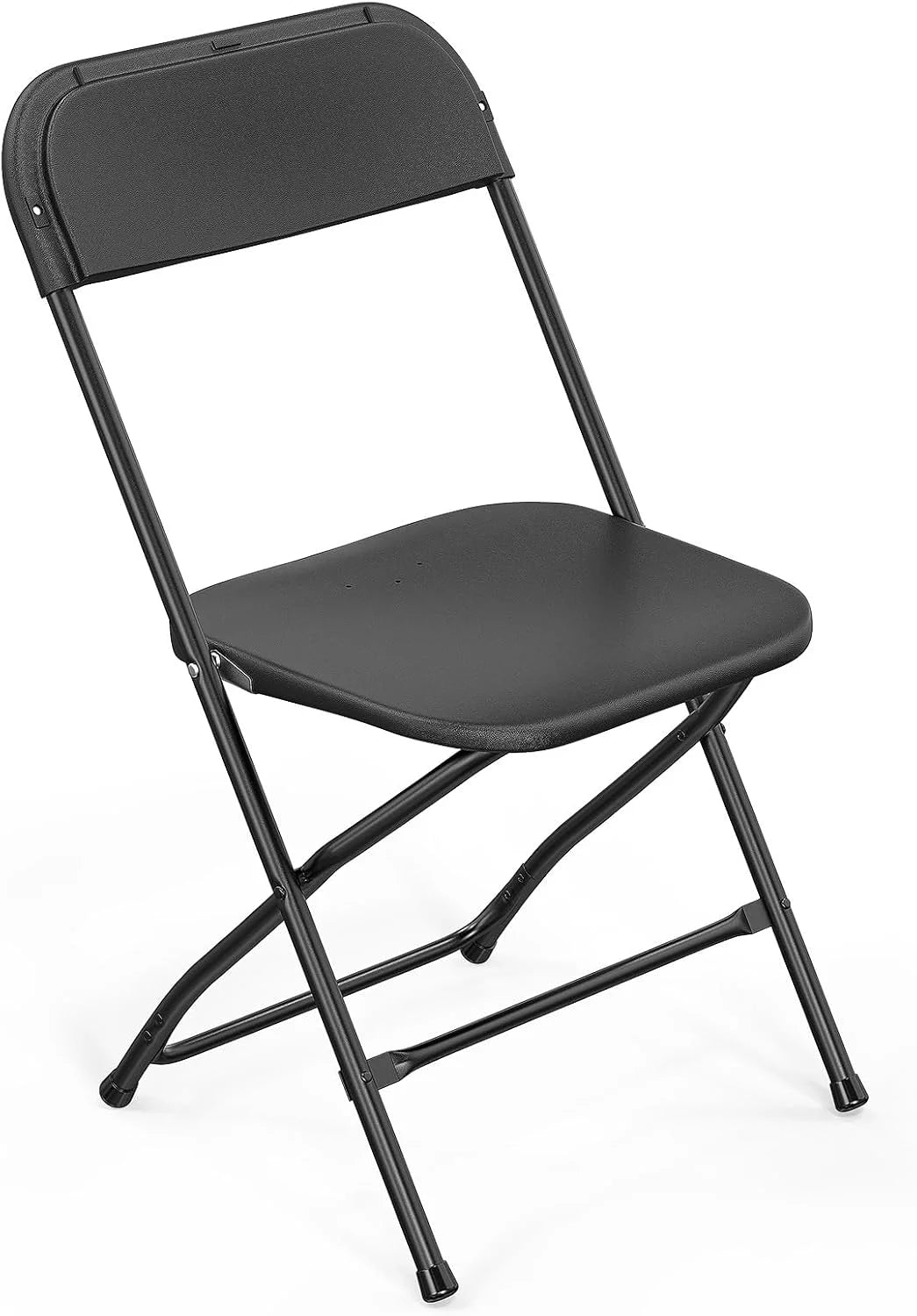 10 Pack White Plastic Folding Chair, Indoor Outdoor Portable Stackable Commercial Seat with Steel Frame 350lb. - Image 17