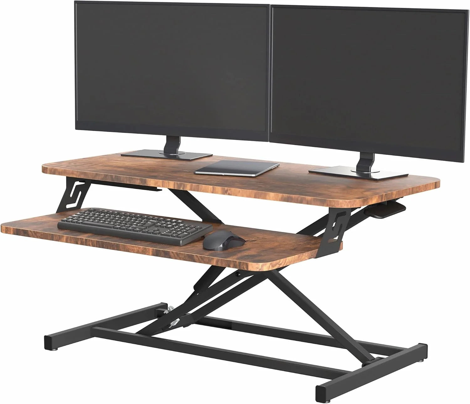 VIVO Black 32 inch Stand Up Desk Riser, DESK-V000S, Height Adjustable bifanuoyard - Image 5