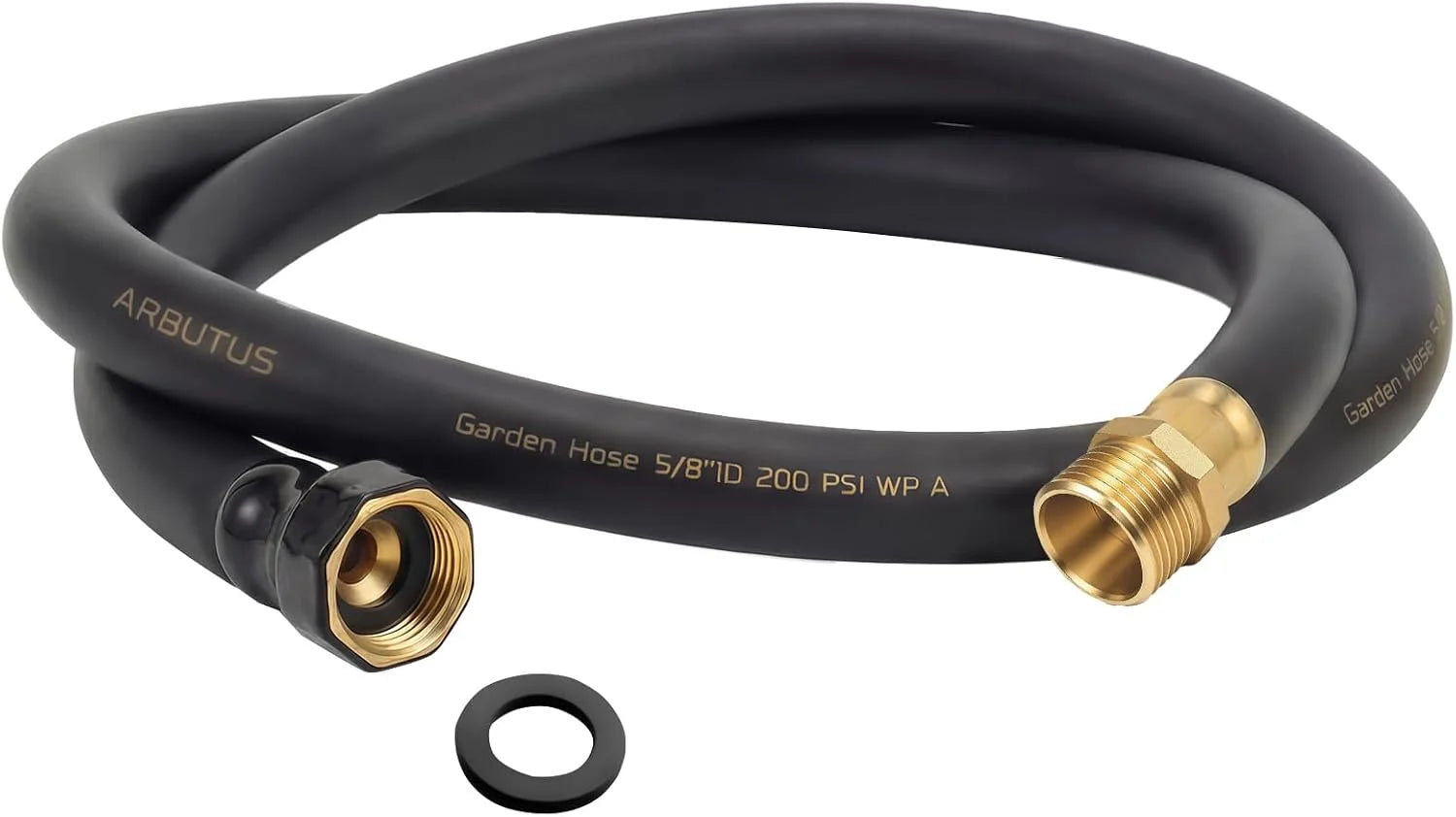 Garden Hose 5/8 x 100ft, Brass Rubber Heavy Duty Water Hose 600 PSI Burst Pressure bifanuoyard - Image 11