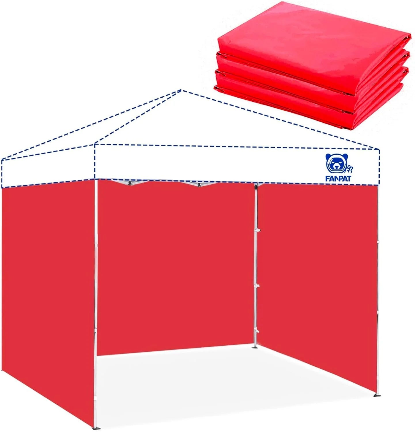 New Arrivals 10×10 Canopy Sidewalls for Canopy Frame, White (3Pcs Sidewalls Only) - Image 30