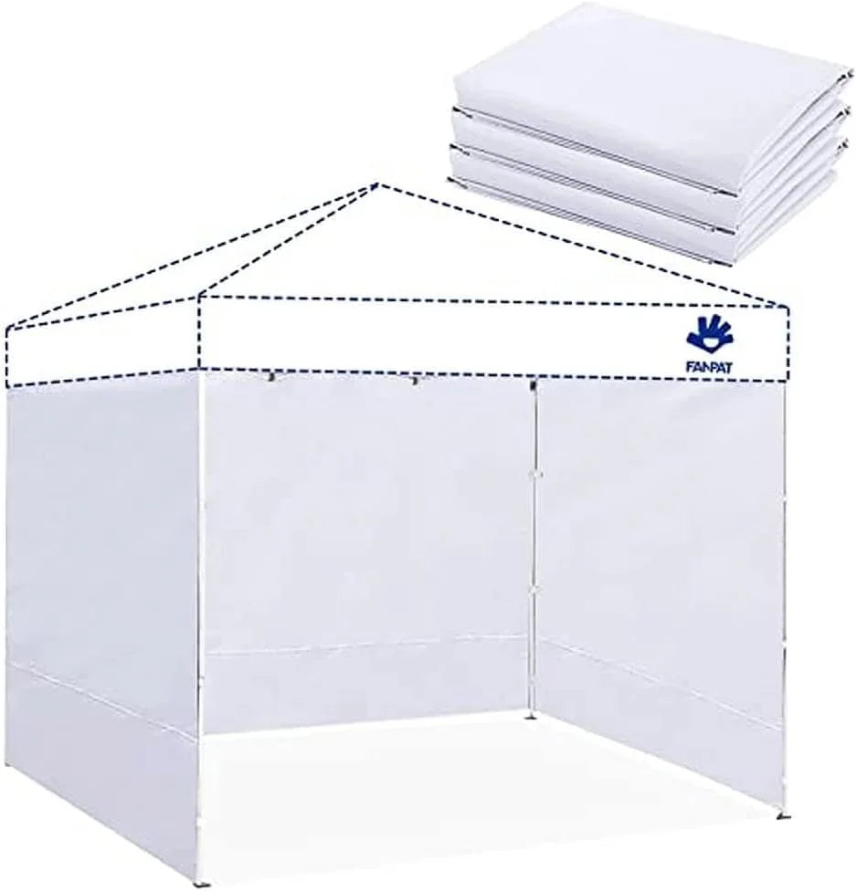 New Arrivals 10×10 Canopy Sidewalls for Canopy Frame, White (3Pcs Sidewalls Only) - Image 5
