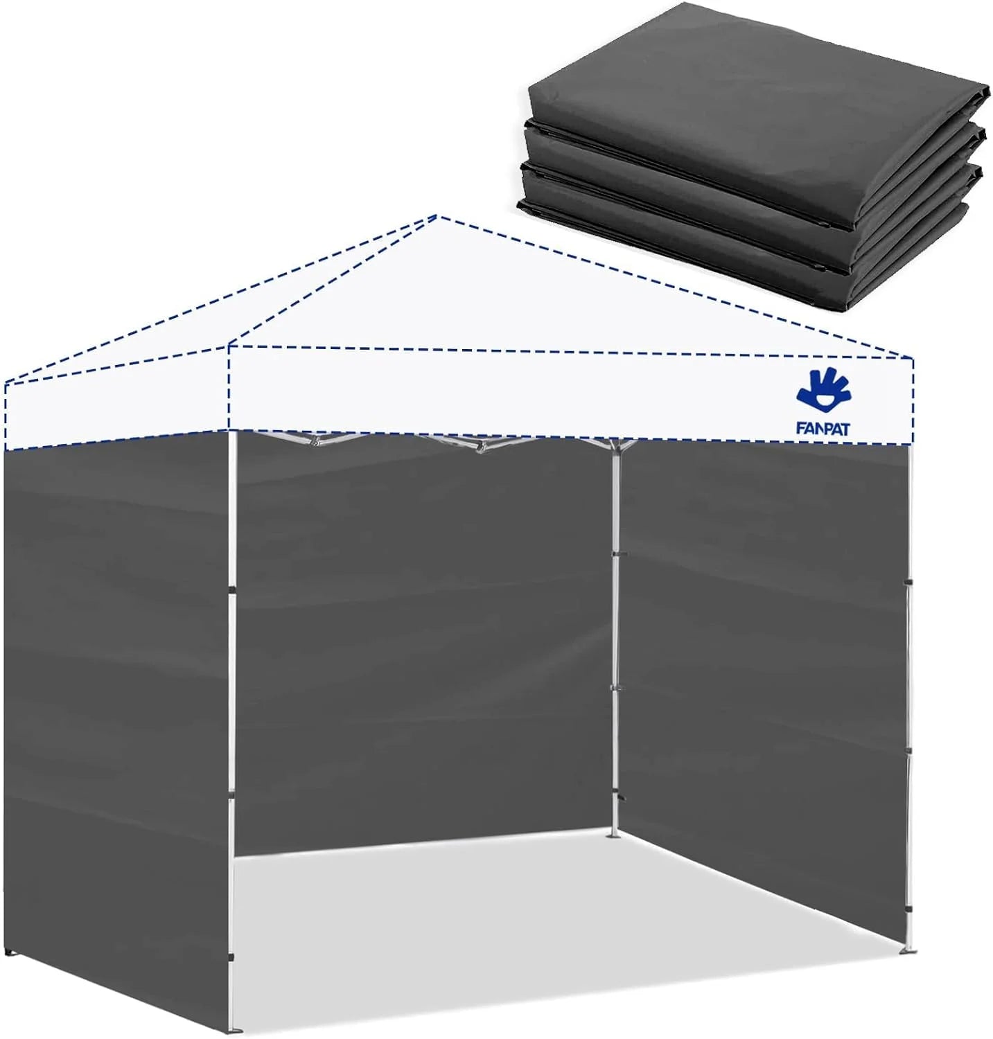 New Arrivals 10×10 Canopy Sidewalls for Canopy Frame, White (3Pcs Sidewalls Only) - Image 22
