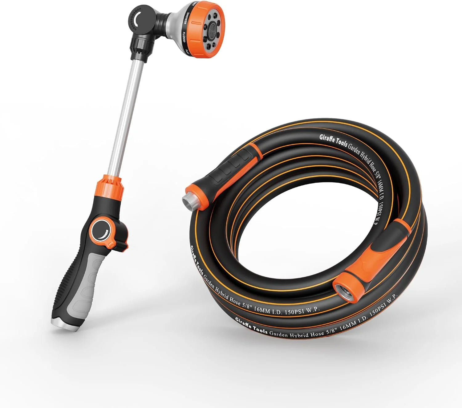 New Arrivals Garden Hose 5/8, Water Hose Heavy Duty, 100ft Male to Female Fittings, Burst 600 PSI - Image 13