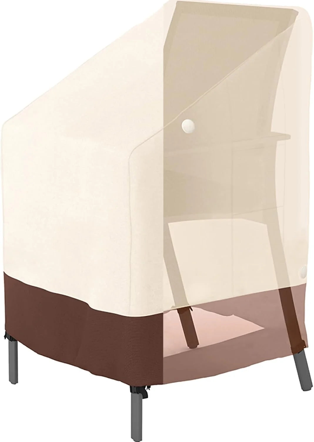 Tuyeho 900D Adirondack Patio Chair Cover 2Pack 40x37x30 Outdoor Waterproof - Image 3