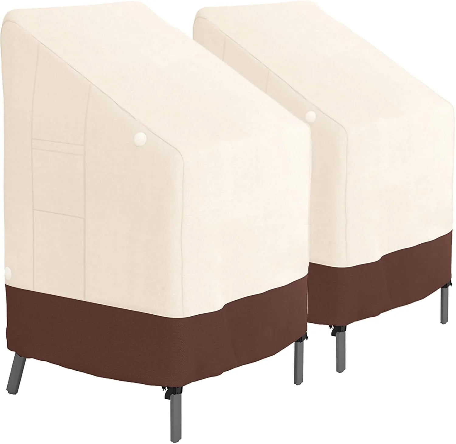 Tuyeho 900D Adirondack Patio Chair Cover 2Pack 40x37x30 Outdoor Waterproof - Image 4