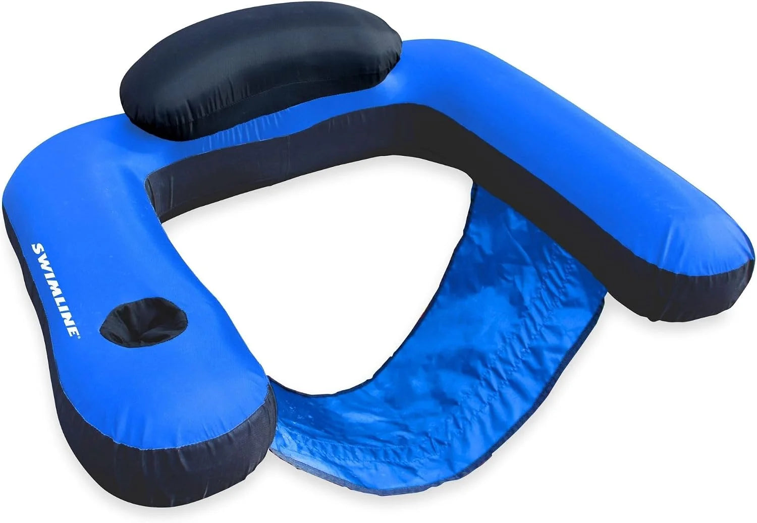 New Arrivals Original Fabric Covered Inflatable Pool Lounger, with Comfortable Sling Seat