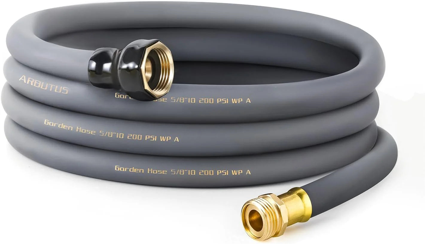 Garden Hose 5/8 x 100ft, Brass Rubber Heavy Duty Water Hose 600 PSI Burst Pressure bifanuoyard - Image 15