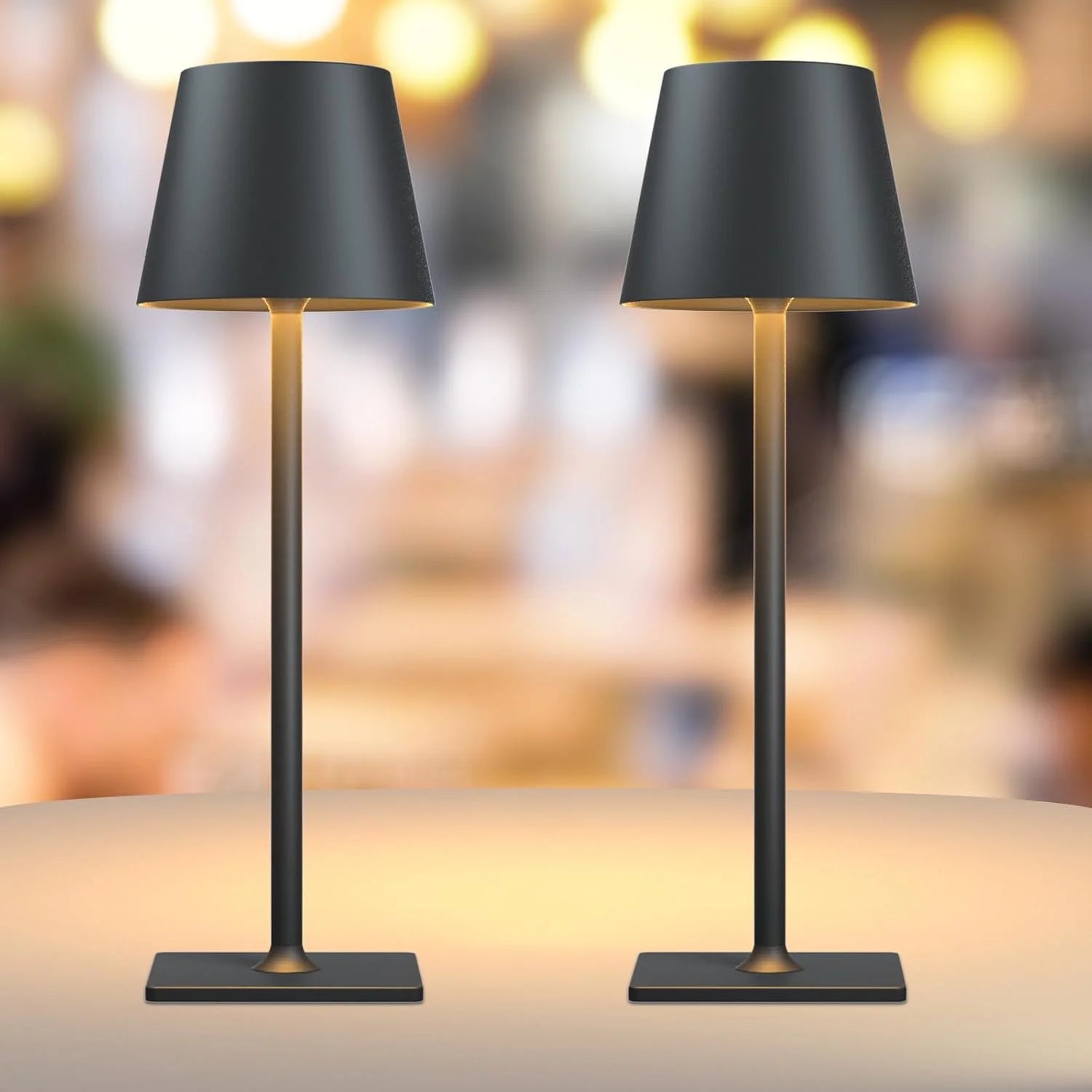 Yogaret 4 Pack Gold Rechargeable Led Cordless Table Lamps bifanuoyard - Image 8