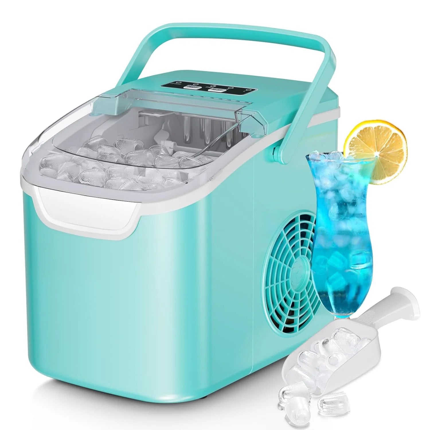Ice Maker Machine, 8 Ice Cubes in 6 mins, 26lb/Day Ice with 2 Sizes- Portable Mini - Image 6