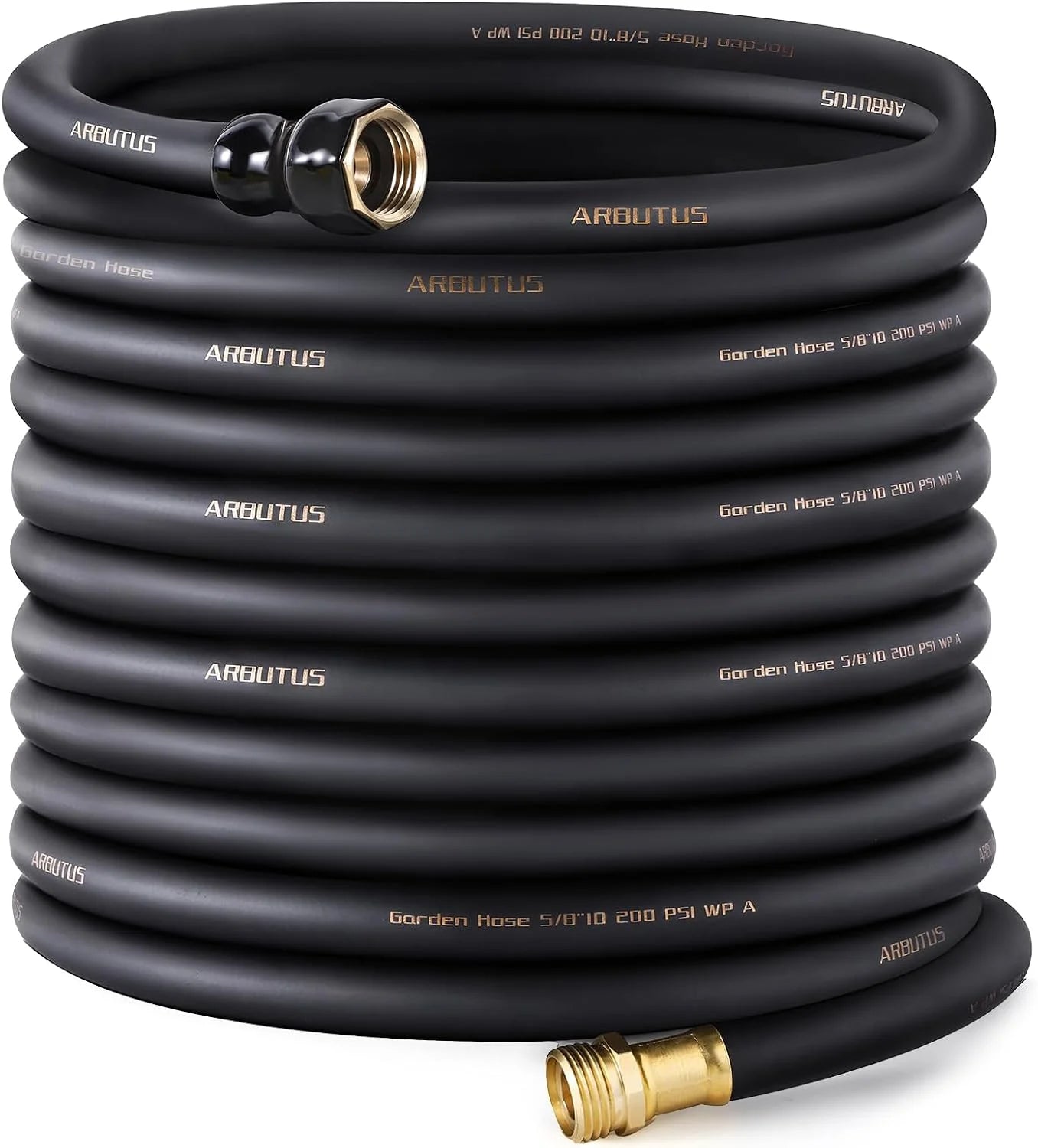 Garden Hose 5/8 x 100ft, Brass Rubber Heavy Duty Water Hose 600 PSI Burst Pressure bifanuoyard - Image 7