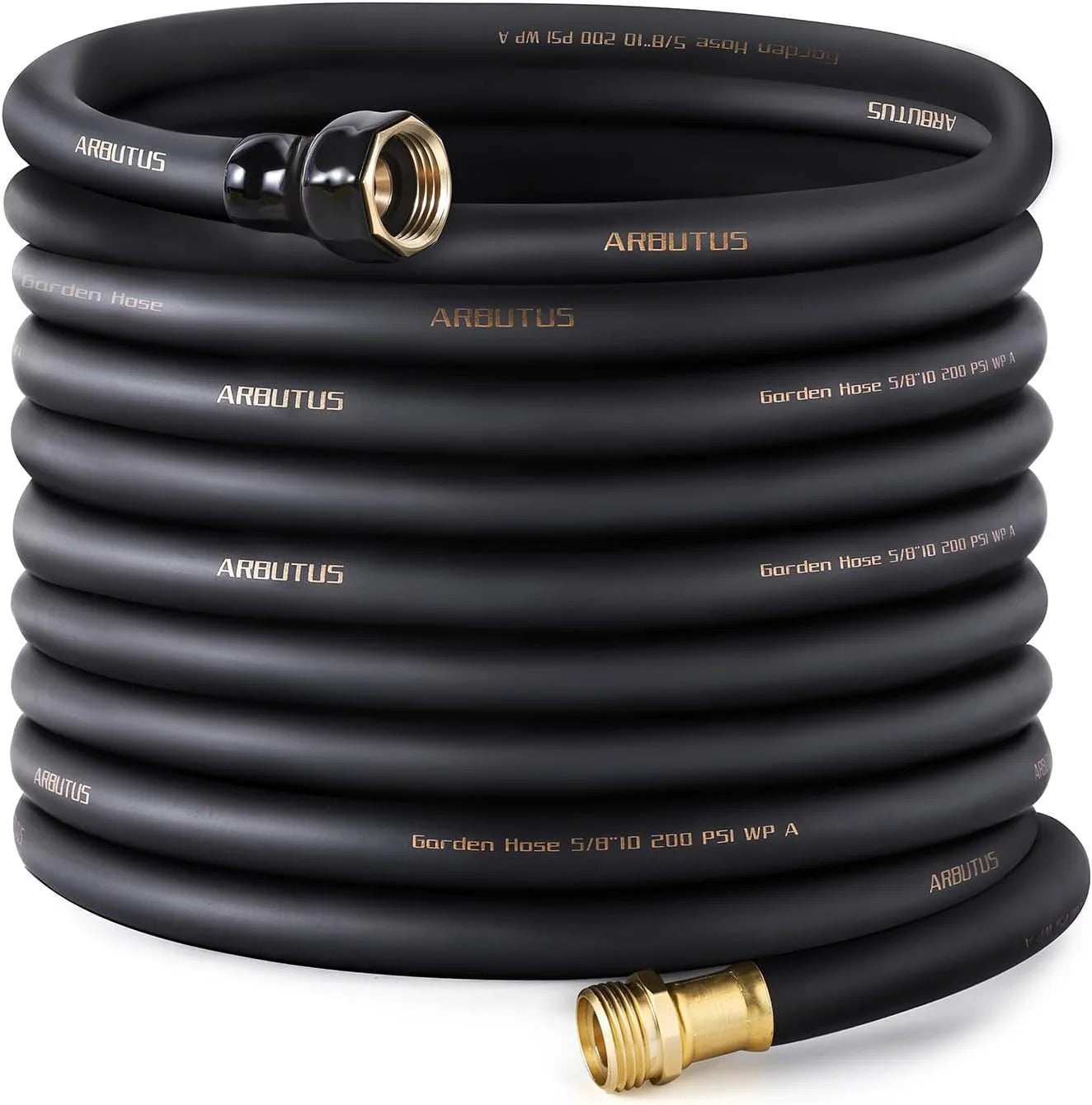 Garden Hose 5/8 x 100ft, Brass Rubber Heavy Duty Water Hose 600 PSI Burst Pressure bifanuoyard - Image 5
