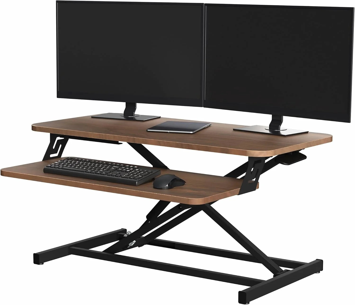 VIVO Black 32 inch Stand Up Desk Riser, DESK-V000S, Height Adjustable bifanuoyard