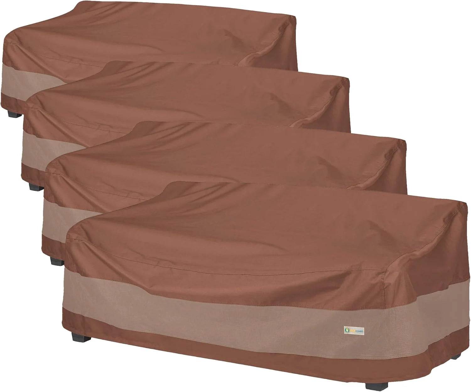 New Arrivals DUCKCOVERS Ultimate Patio Sofa Cover, 104W x 40D x 35H, Mocha Cappuccino Patio Furniture Covers