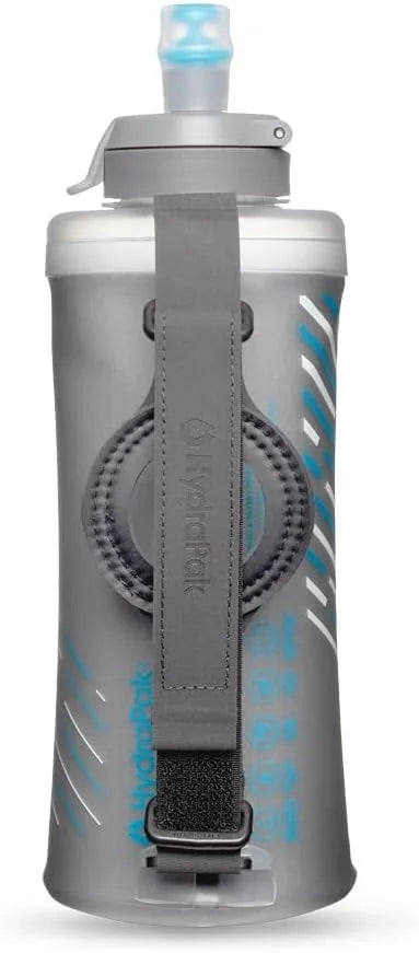 New Arrivals HydraPak SkyFlask Speed " Collapsible Handheld Running Water Bottle (350ml, 500ml, 500ml Insulated) " Adjustable Strap - Image 2