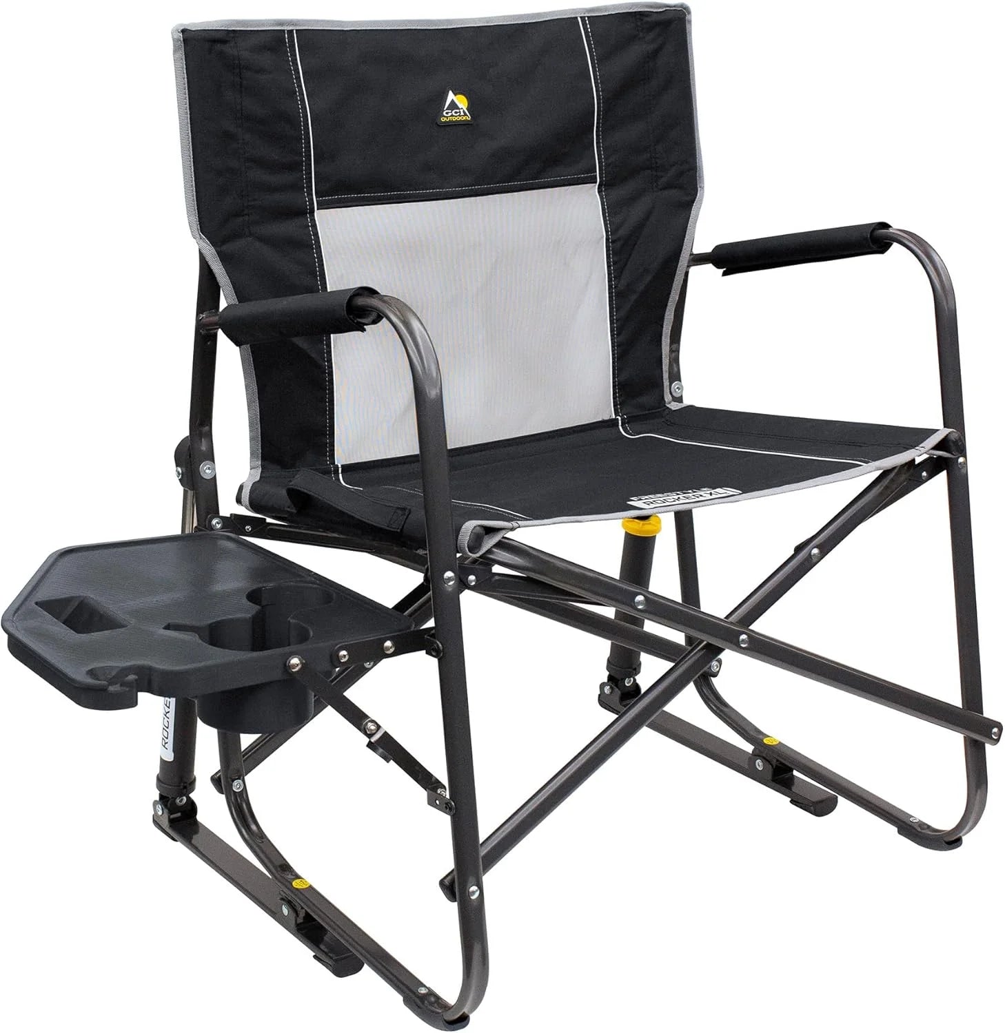 New Arrivals Outdoor Freestyle Rocker Camping Chair " Black - Image 5