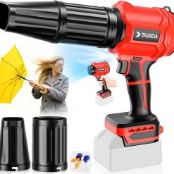 Cordless Leaf Blower Compatible for Dewalt 20V Battery(NO Battery), Mini Turbo Jet Blower with 2 Nozzles – For Yard Cleanup