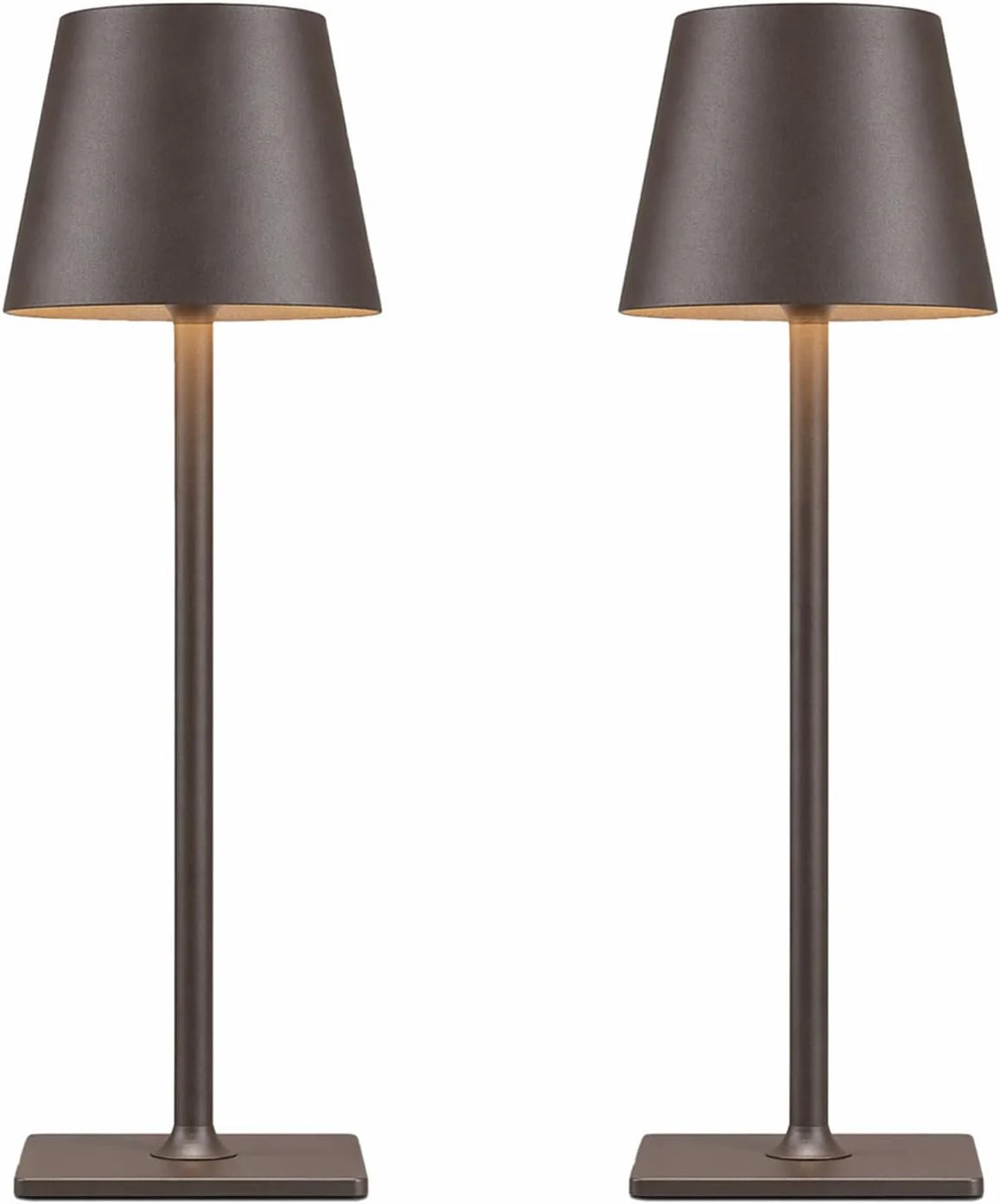 Yogaret 4 Pack Gold Rechargeable Led Cordless Table Lamps bifanuoyard