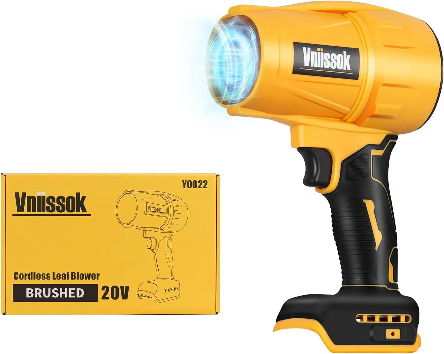 Cordless Leaf Blower Dust Blower for DEWALT 20V Battery, High-Speed Motor Handheld Jet Fan Air Blower for Patio Cleaning