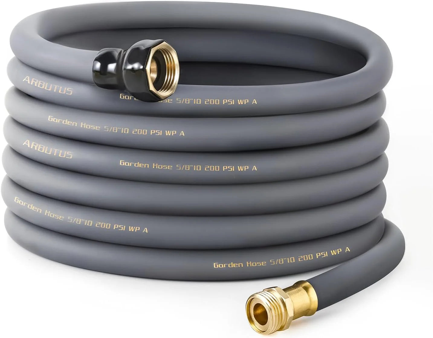 Garden Hose 5/8 x 100ft, Brass Rubber Heavy Duty Water Hose 600 PSI Burst Pressure bifanuoyard - Image 4