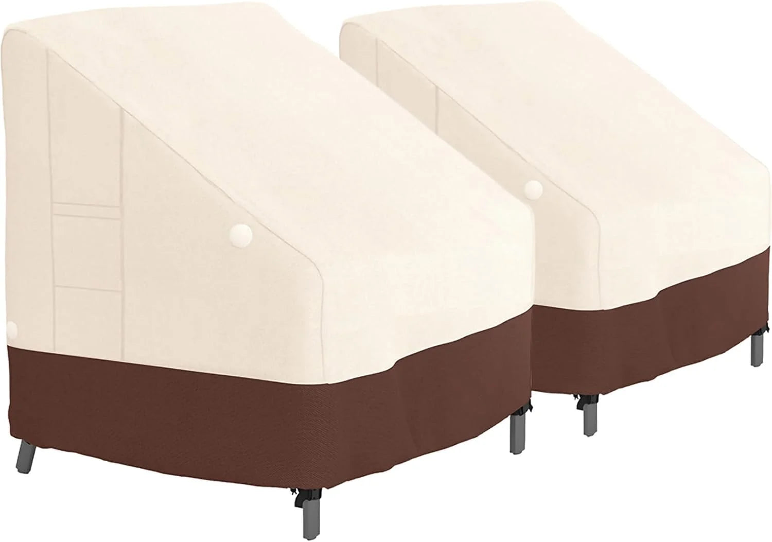 Tuyeho 900D Adirondack Patio Chair Cover 2Pack 40x37x30 Outdoor Waterproof - Image 5