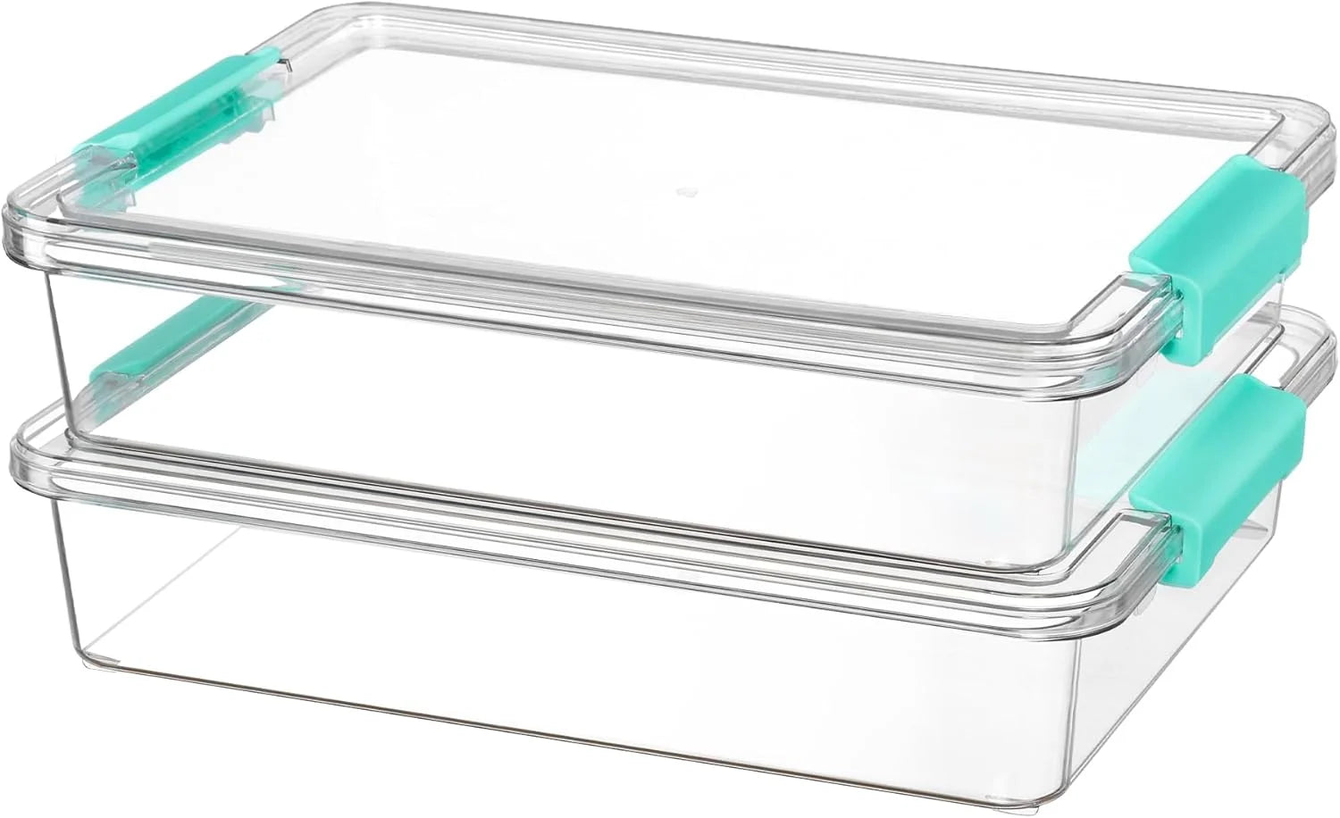4 Pack 6 Qt Plastic Storage Bins with Lids, Clear Sensory Bins, Stackable Containers for Organizing School & bifanuoyard - Image 9