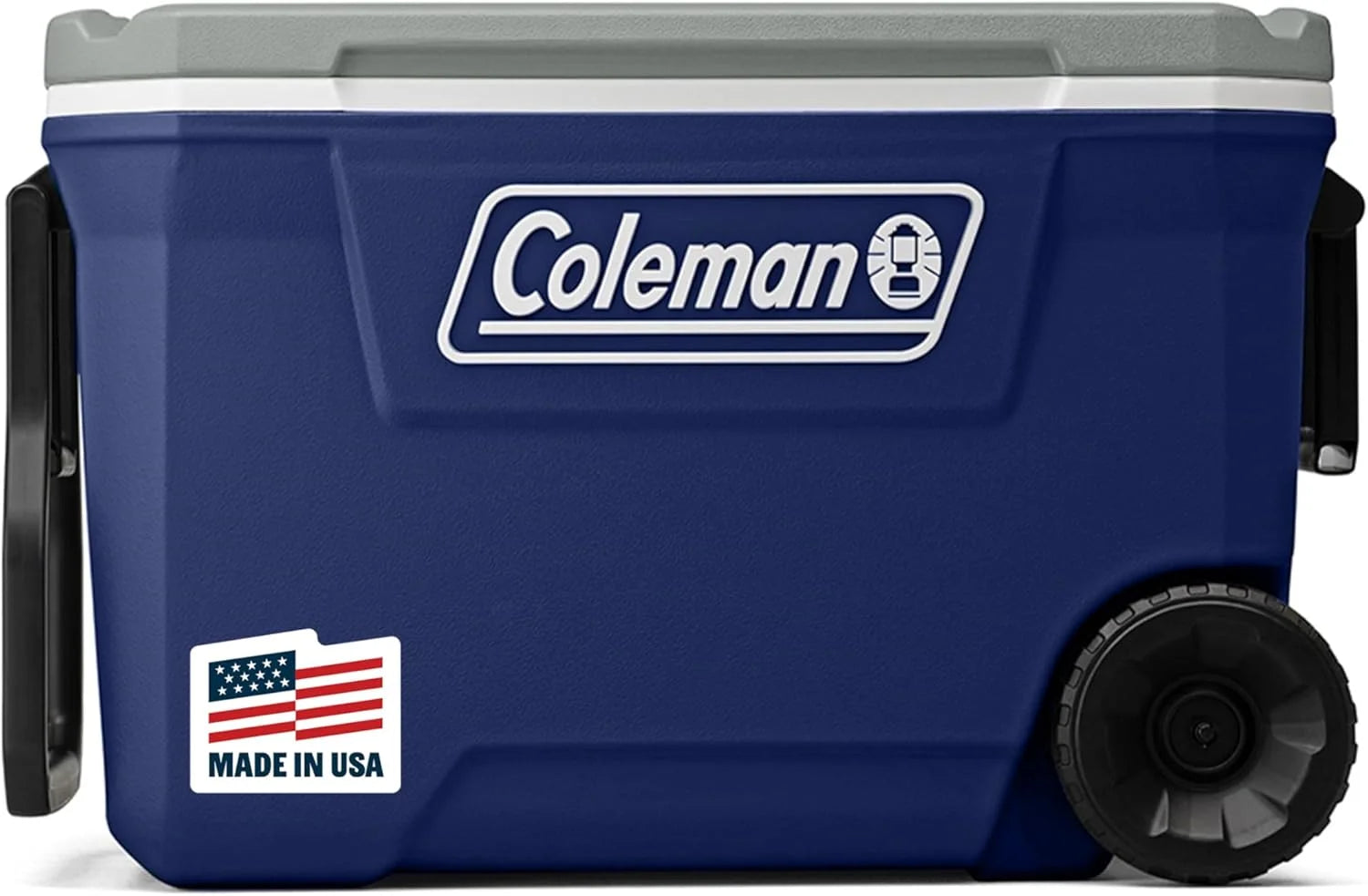 Coleman Classic Series Insulated Portable Rolling Cooler with Wheels, Leak-Resistant Outdoor Hard Cooler Keeps Ice up to bifanuoyard