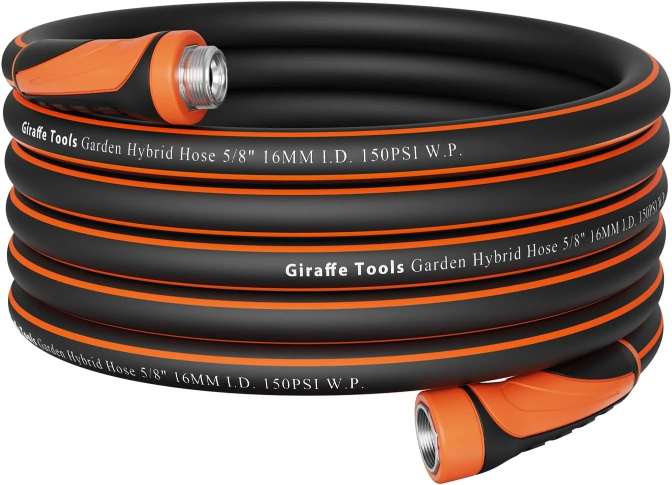 New Arrivals Garden Hose 5/8, Water Hose Heavy Duty, 100ft Male to Female Fittings, Burst 600 PSI