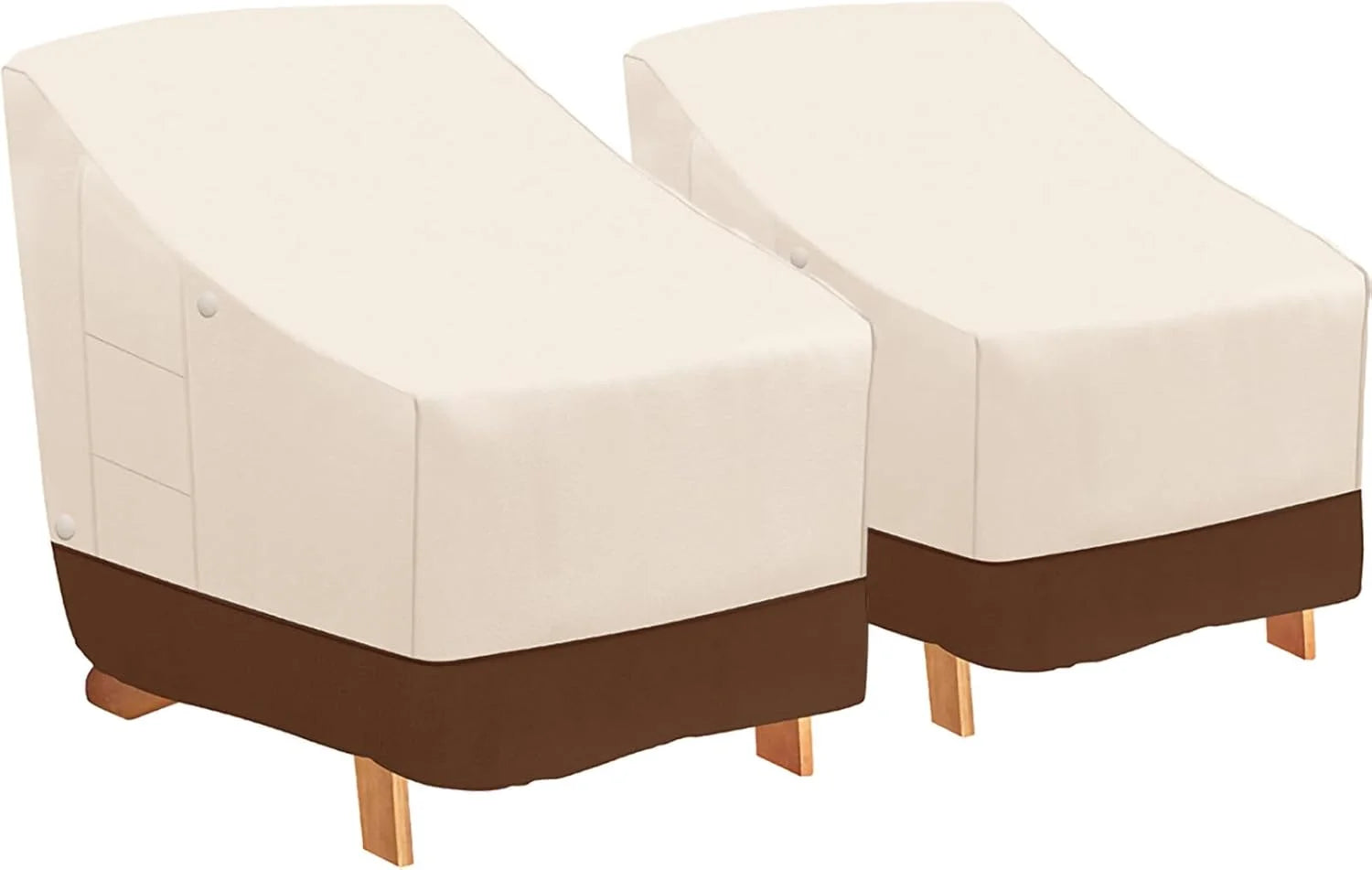 Tuyeho 900D Adirondack Patio Chair Cover 2Pack 40x37x30 Outdoor Waterproof - Image 6
